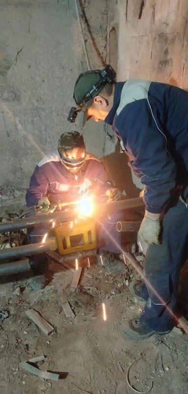 Калужские аварийщики смонтировали теплотрассу в Первомайске