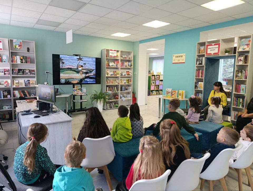 В центральной библиотеке им. Г.Сковороды распахнулись двери в волшебный мир анимации для воспитанников детского сада «Ладушки»