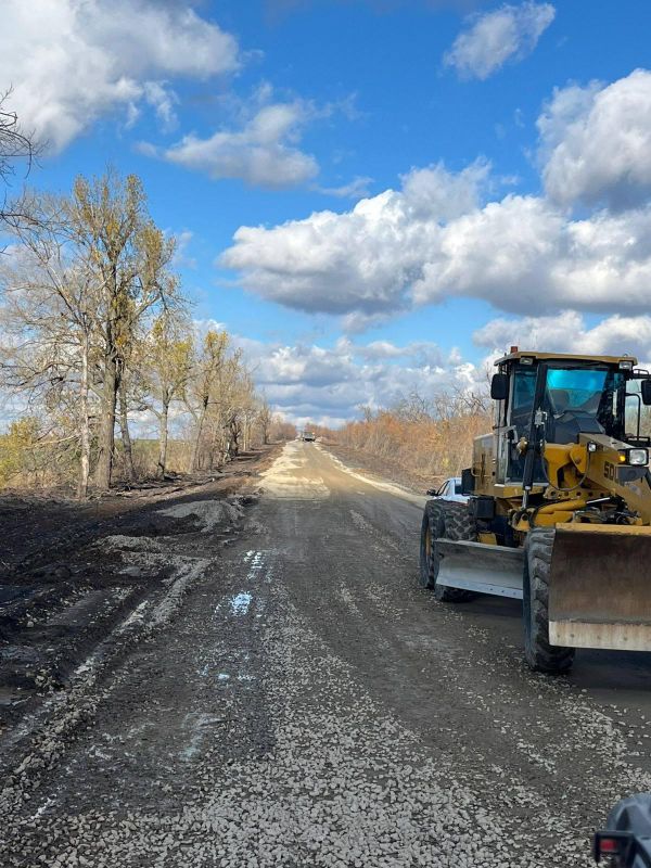 При поддержке Республики Коми в Ровеньках ремонтируют автомобильные дороги