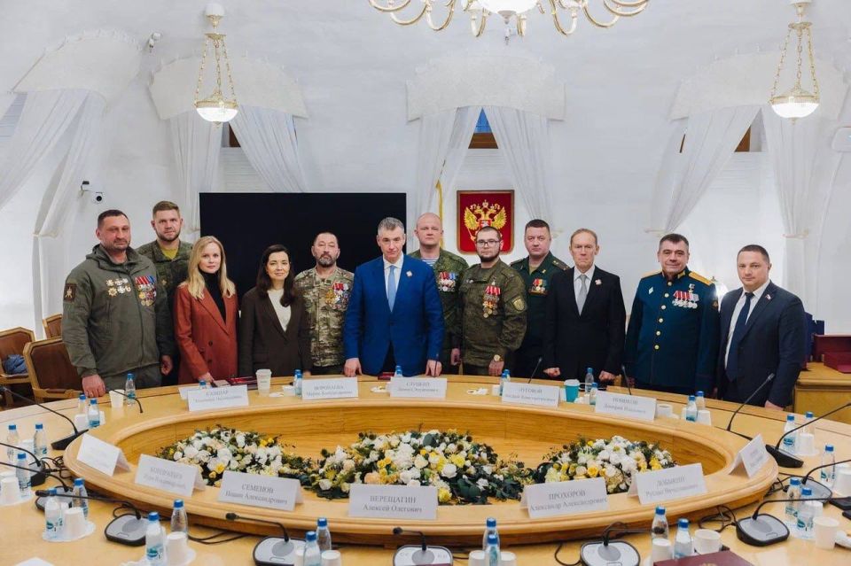 «Очень рад, что жизнь нас свела», — Леонид Слуцкий поздравил бригаду имени Святого Благоверного князя Александра Невского с трёхлетием