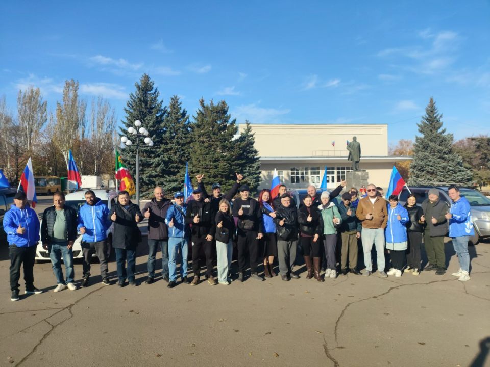 В Первомайске ко Дню народного единства состоялся автопробег «Мы едины – мы непобедимы»