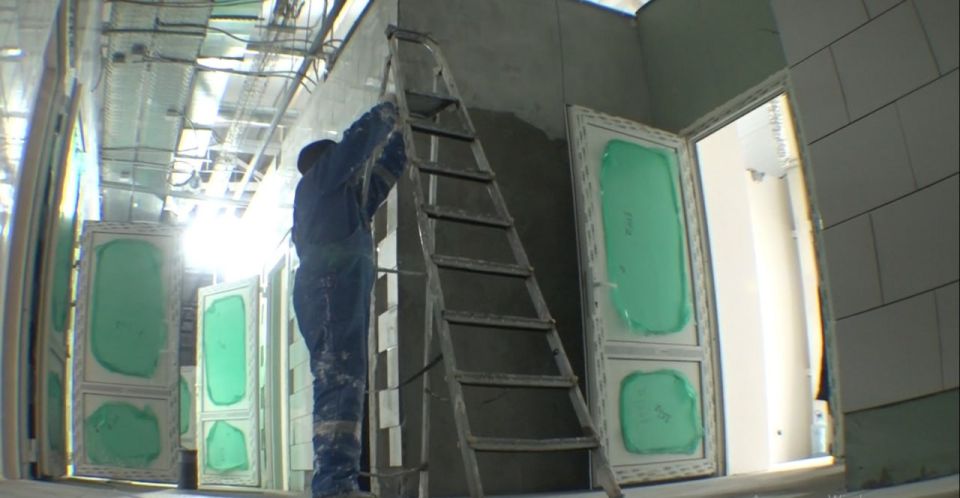 Специалисты компании «РЕМиСТР» продолжают работы по возведению нового здания подстанции скорой медицинской помощи в Краснодоне