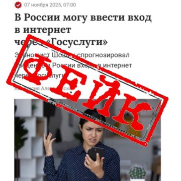 СТОП ФЕЙК: Вход в интернет по паспорту через Госуслуги в России не планируется!