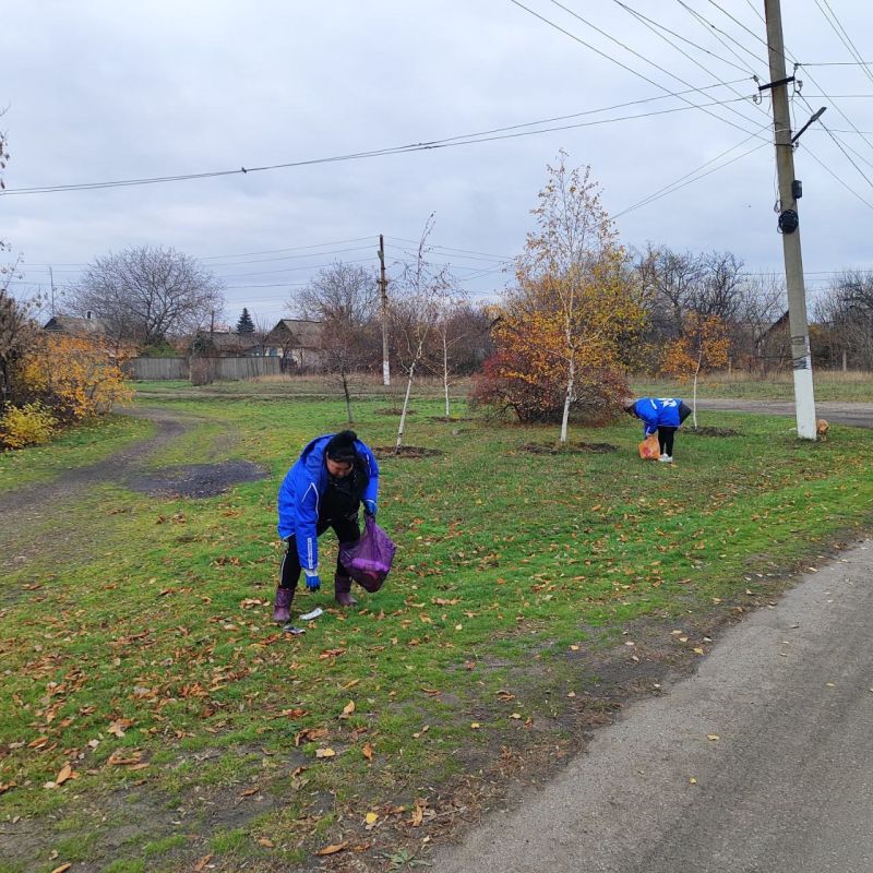 В пгт. Софиевский прошел субботник