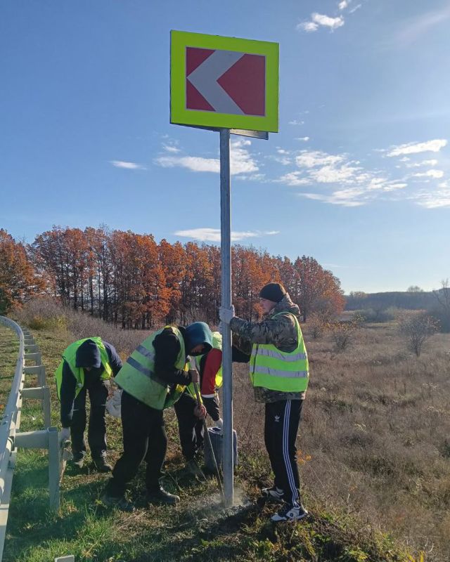 Автодорога Северодонецк — Новоайдар стала безопаснее: появились новые знаки!