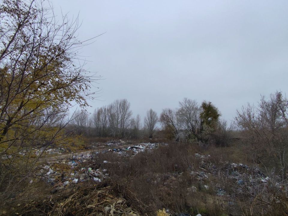 Владимир Чернев: В селе Шульгинка сотрудниками Администрации округа выявлена несанкционированная свалка