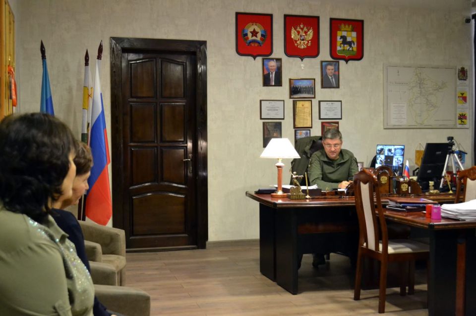 Сегодня Глава Старобельского муниципального округа Владимир Чернев провел личный прием граждан