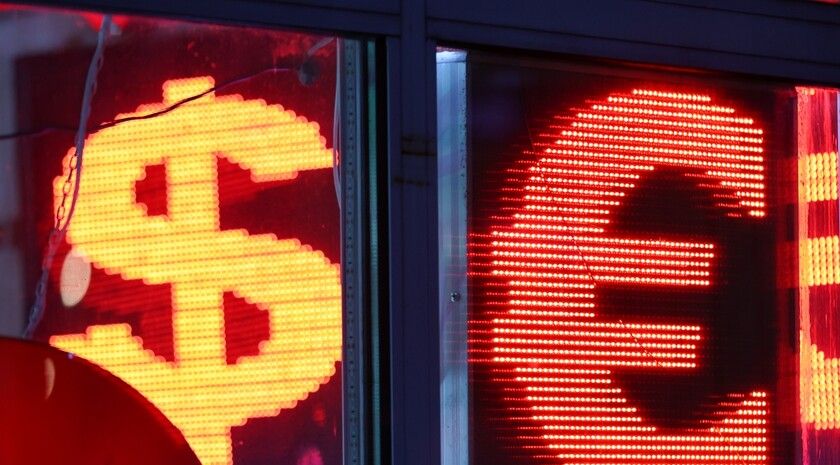 Официальные курсы доллара США и евро к рублю, действующие в России с 14 ноября