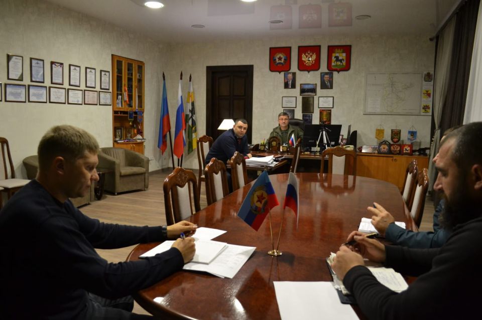 Под председательством Главы Старобельского муниципального округа Владимира Чернева состоялось заседание Антитеррористической комиссии