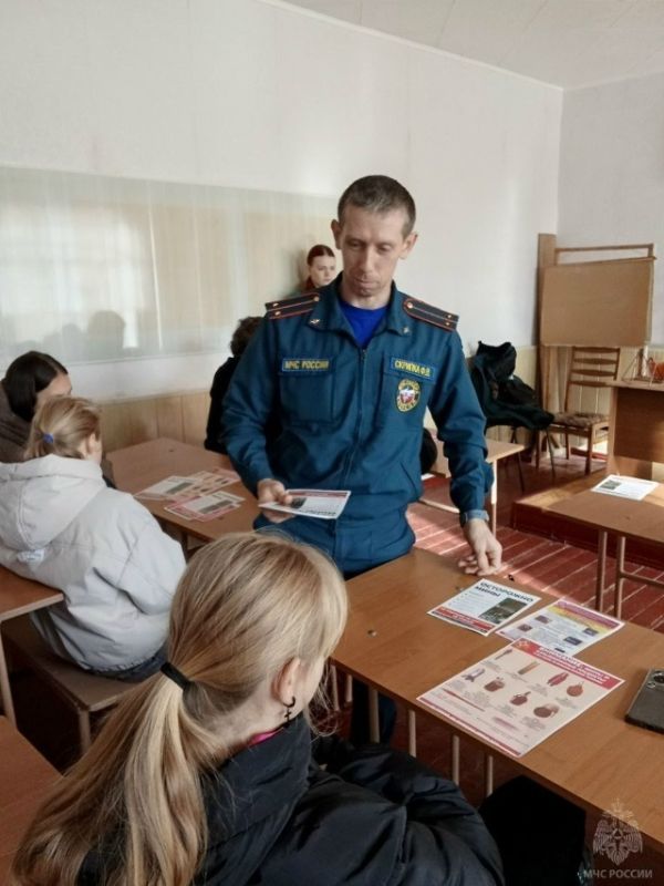 Студентам техникума – о сезонных рисках осени