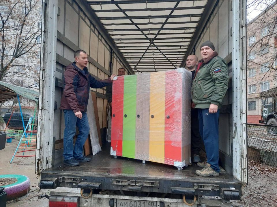 В Первомайск доставили гуманитарный груз из Калужской области