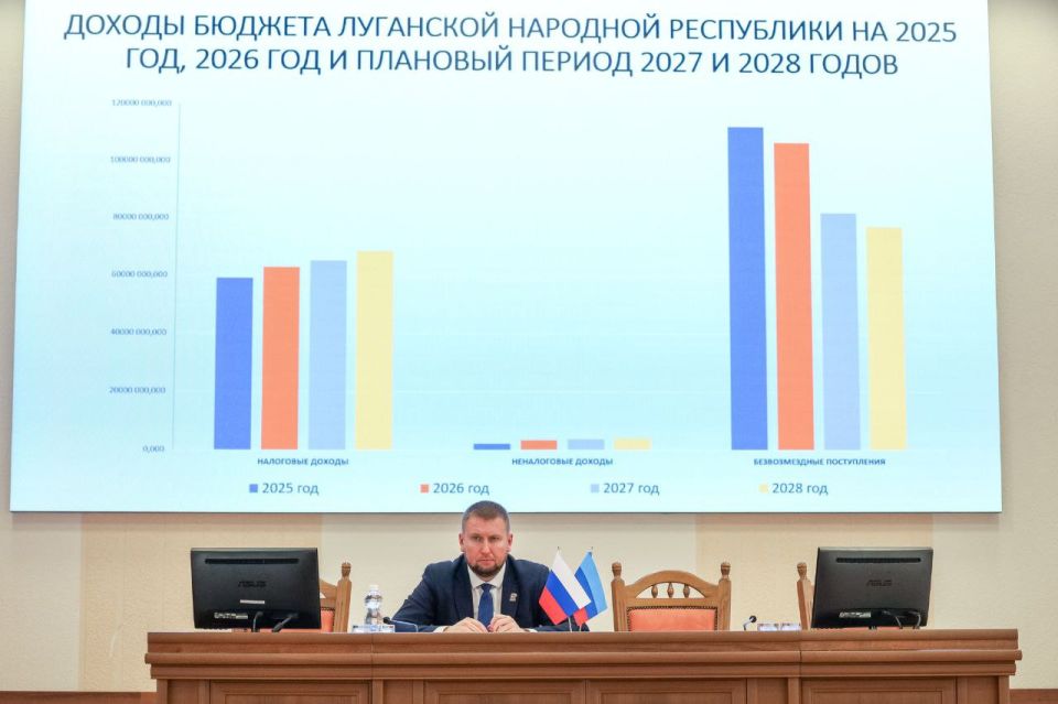 Алёна Лумеровская: Сегодня приняла участие в публичных слушаниях по проекту бюджета Луганской Народной Республики на 2026 год и на плановый период 2027–2028 годов, которые прошли в Луганске под председательством Спикера...