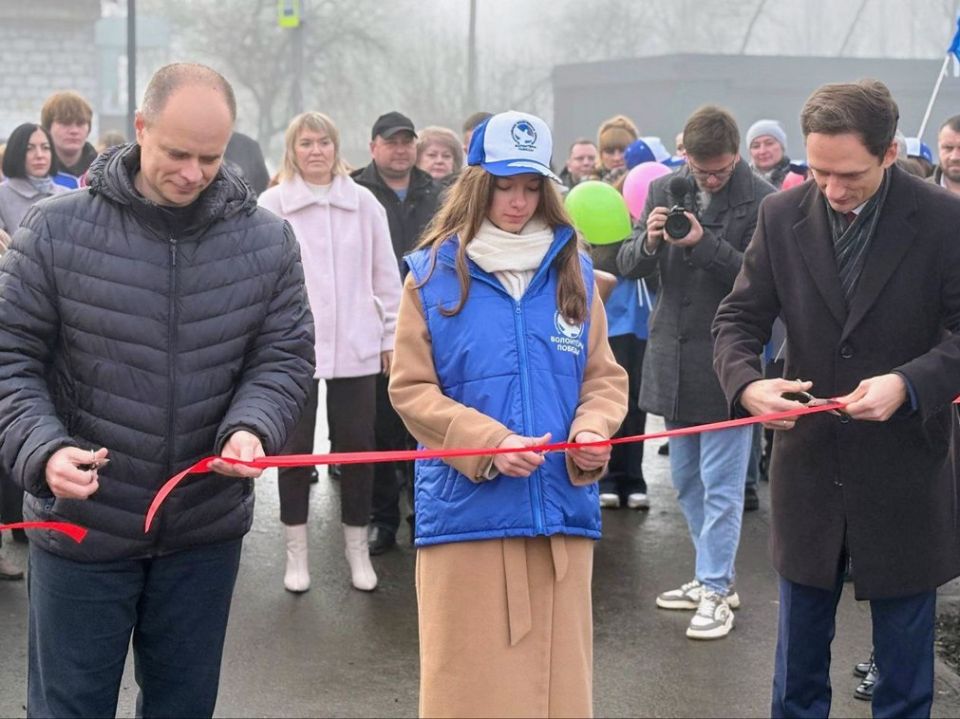 Председатель ТИК города Красный Луч приняла участие в торжественном открытии городского парка