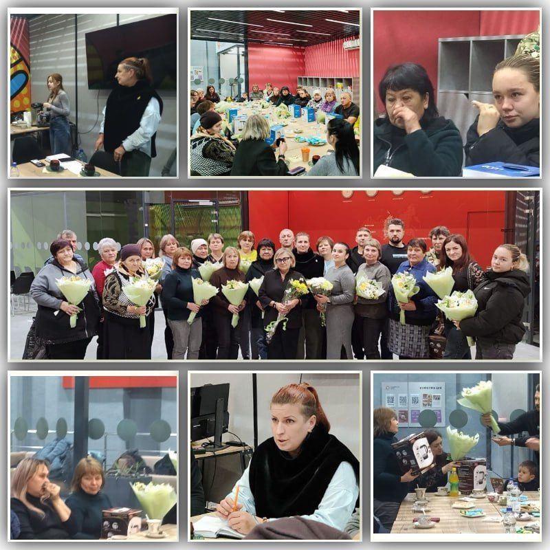 Накануне Дня Матери, актив КСВО ЛНР встретился в городе Свердловск с матерями и близкими бойцов 12 БТРО, которые приняли первый бой спецоперации на Счастьенском мосту