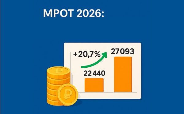 С 1 января 2026 года размер МРОТ увеличится более чем на 20 %