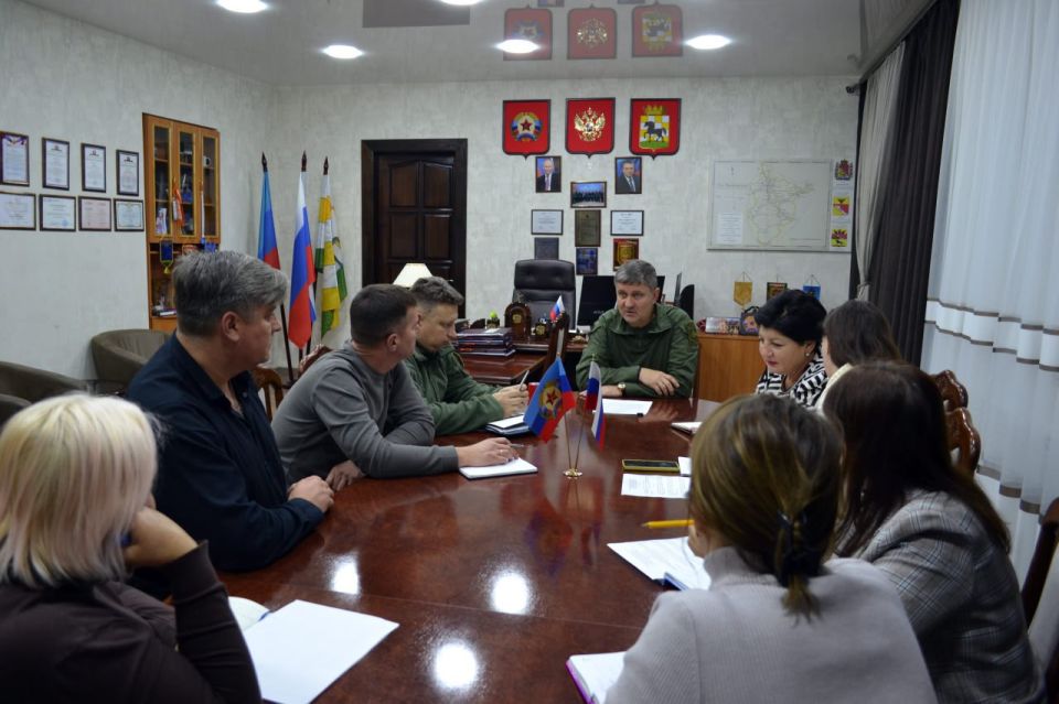 Сегодня под председательством Главы Старобельского муниципального округа Владимира Чернева состоялось заседание балансовой комиссии