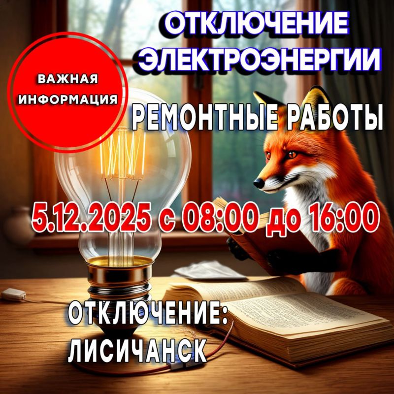 Уважаемые жители городского округа город Лисичанск