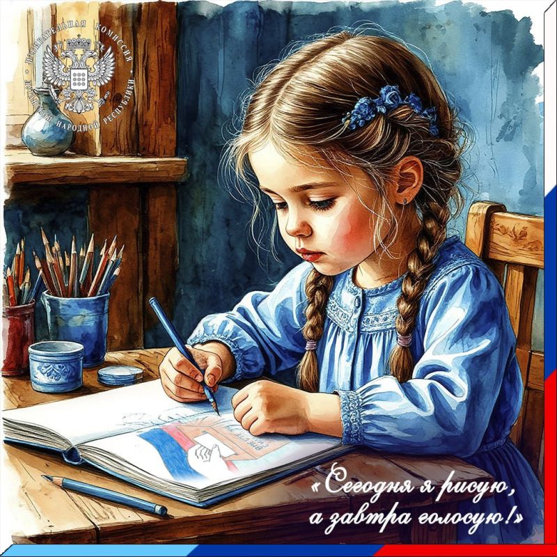 Приглашаем принять участие в конкурсе детских рисунков «Сегодня я рисую, а завтра голосую!»
