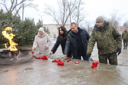 В Северодонецке единороссы почтили память Героев Отечества