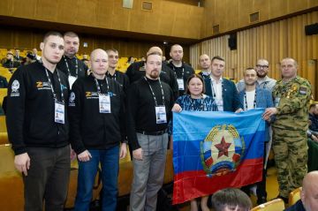 Ветераны СВО из ЛНР принимают участие в Форуме ветеранов СВО «Вместе победим» в Москве