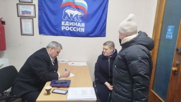 С 01 по 10 декабря 2025 года в Кировском местном отделении партии «ЕДИНАЯ РОССИЯ» началась декада приемов граждан
