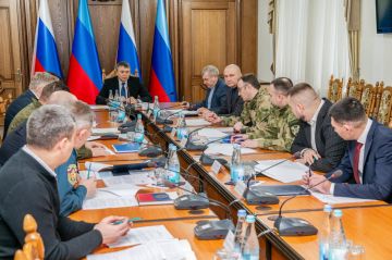 Под председательством Главы ЛНР состоялось очередное заседание антитеррористической комиссии региона
