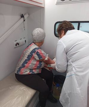 Передвижной ФАП Славяносербской ЦРБ снова в пути