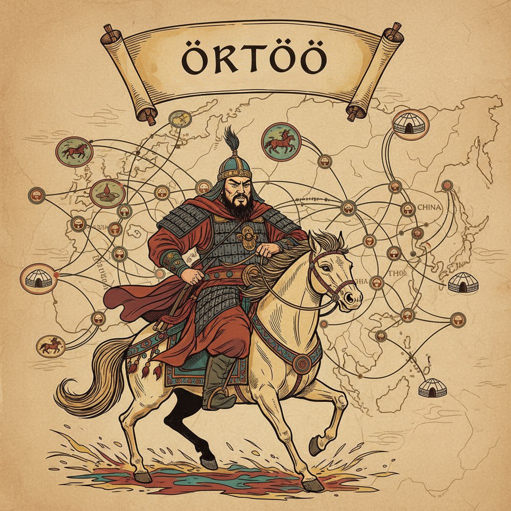 Ещё в XIII веке в Монгольской империи Чингисхан создал сеть почтовых станций rt, охватывающую огромные территории — от Китая до Руси