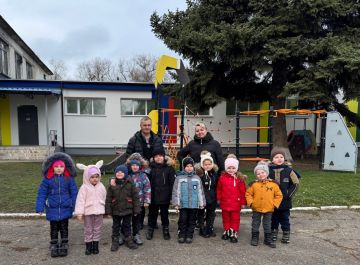 В Марковском округе первые шаги в мире футбола сделали дети из яслей-сада «Надежда»