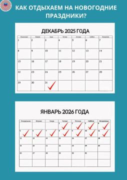 Как отдыхаем на Новогодние праздники?