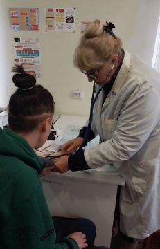 Мобильный ФАП Славяносербской ЦРБ продолжает заботиться о здоровье жителей в отдаленных селах