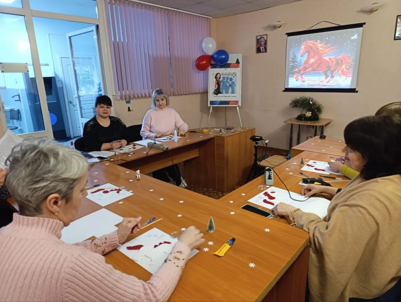 Новогоднее мероприятие женского клуба в Брянке