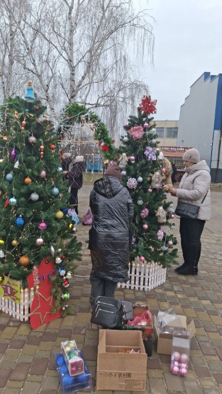 Завтра в Новоайдаре состоится торжественное открытие новогодней елки!