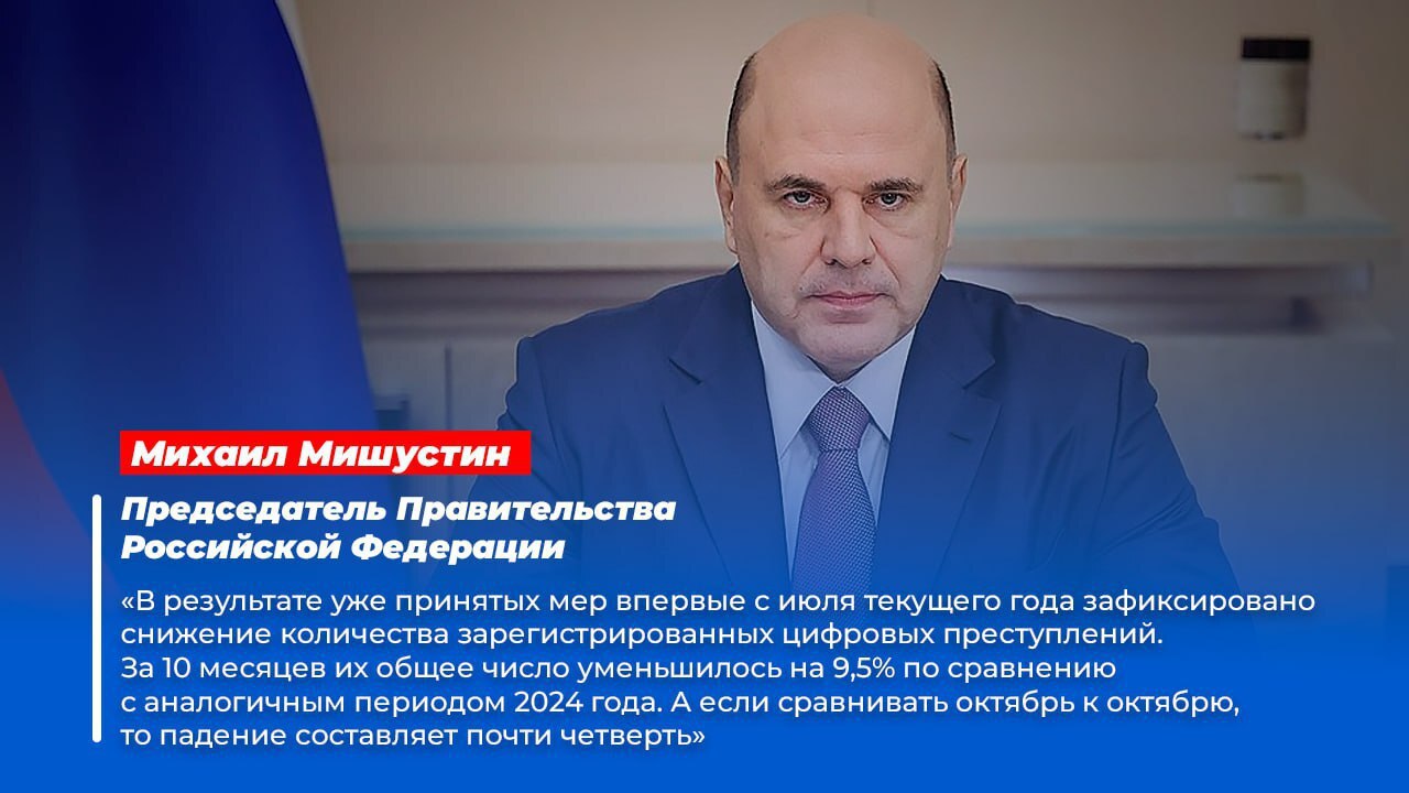 Михаил Мишустин провёл стратегическую сессию о борьбе с кибермошенничеством