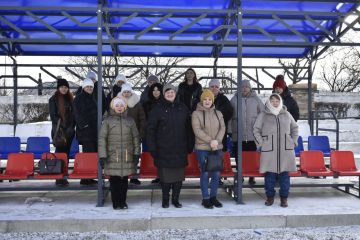 В рамках реализации проекта "Комфортный город" на стадионе «Шахтер» состоялось открытие новых трибун