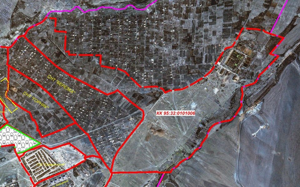 �������� ������������� �������� ����������� ��������� � ��������� ��������, ������������� � �������� ������������ �������� 95:32:0101006