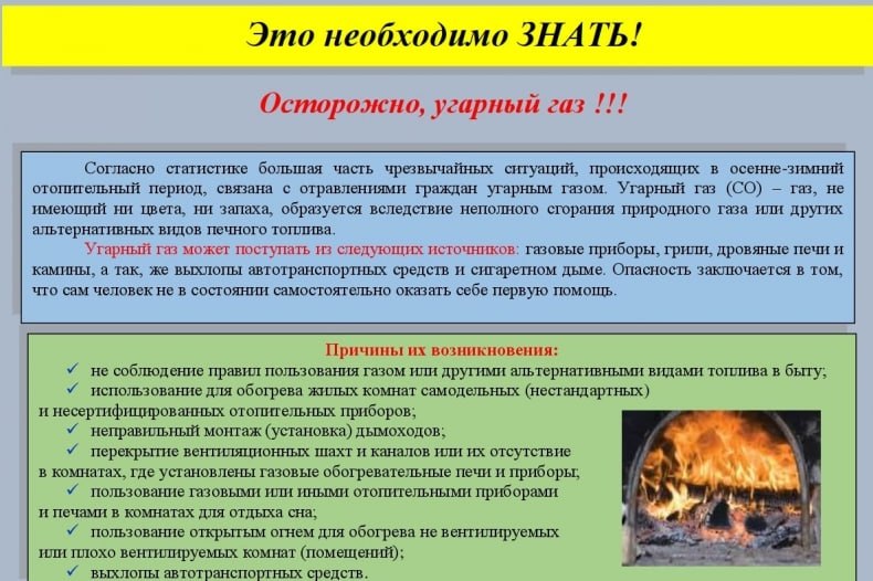 Угарный газ: как избежать трагедии при эксплуатации печи