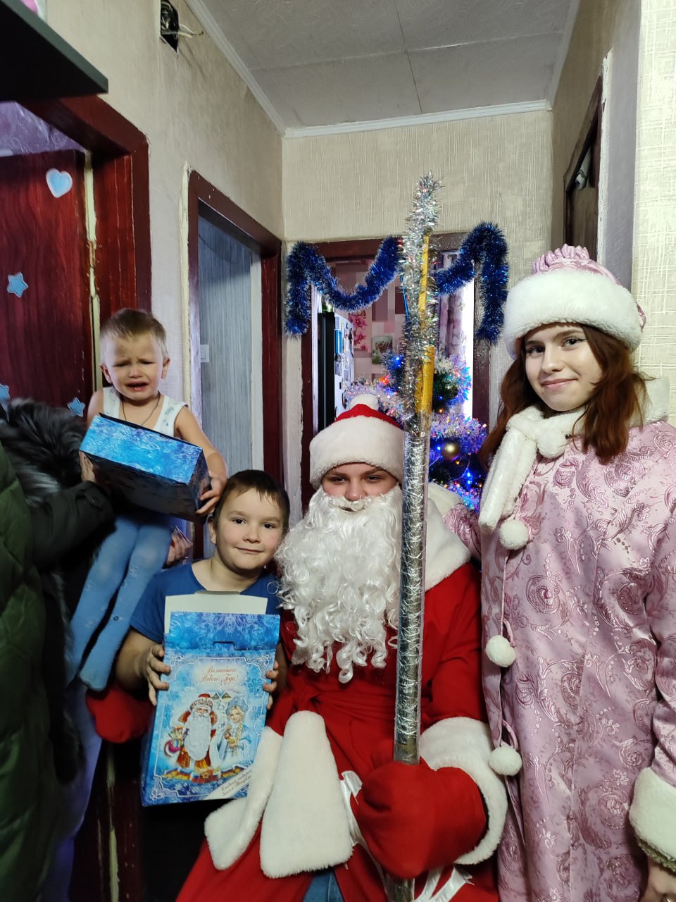 В Червоном Прапора прошла акция "Новый год в каждый дом"