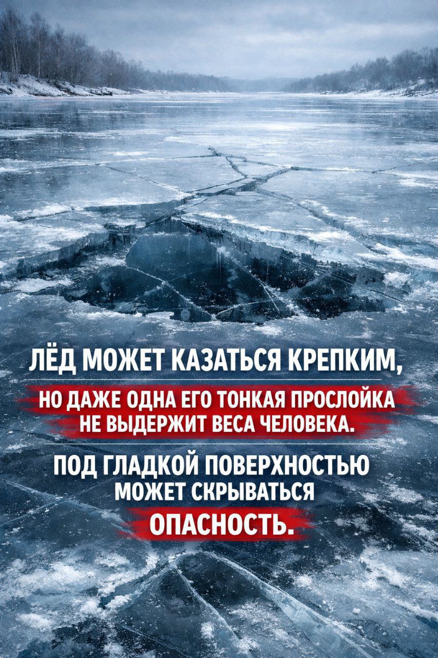 Безопасность на тонком льду очень важна!
