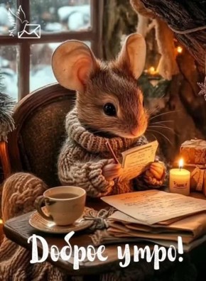 Доброе зимнее утро – пусть сегодняшний день будет таким же тихим, светлым и уютным, как свежий снег за окном