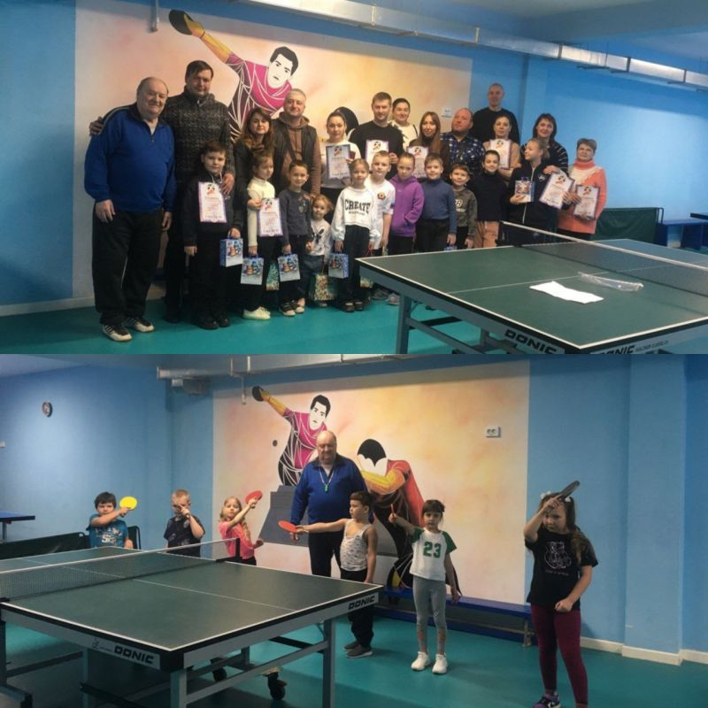 Состоялся турнир по настольному теннису «Новогодние встречи»