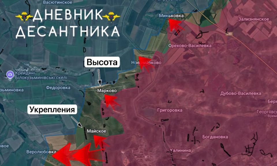 Славянское направление.. На участке у Веролюбовки наши войска продвигаются южнее и западнее села. Сама Веролюбовка переходит пока из рук в руки. Осложняется продвижение хорошо укрепленными позициями противника западнее...