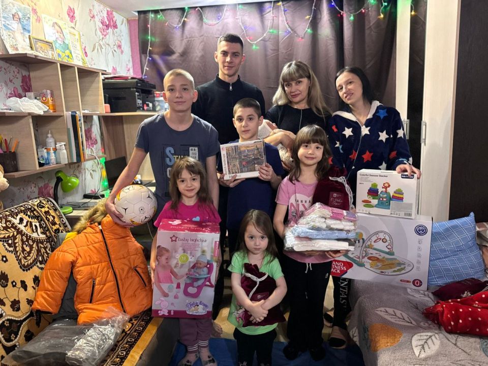 Новогоднее чудо для многодетной семьи