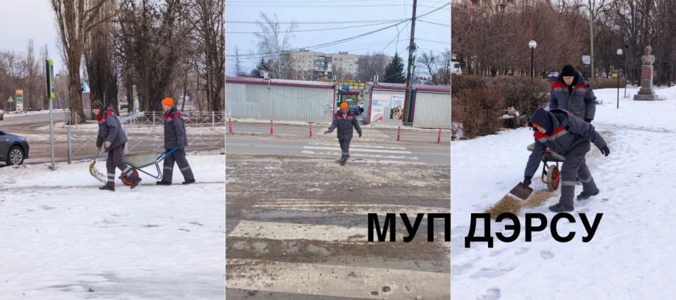 За период с 12 по 16 января работниками МУП "ДЭРСУ" были выполнены следующие работы: