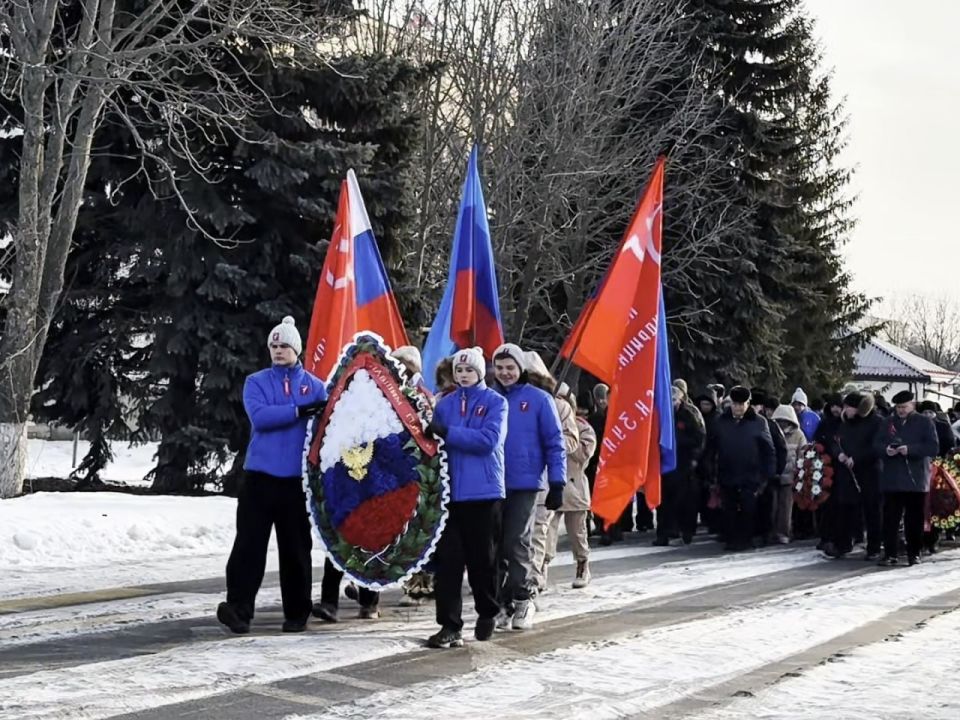 В Меловском районе торжественно отметили 83-ю годовщину освобождения от немецко-фашистских захватчиков
