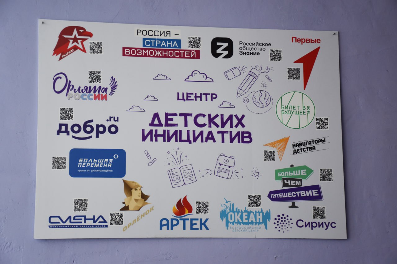 В школе №9 Красного Луча открылась комната детских инициатив