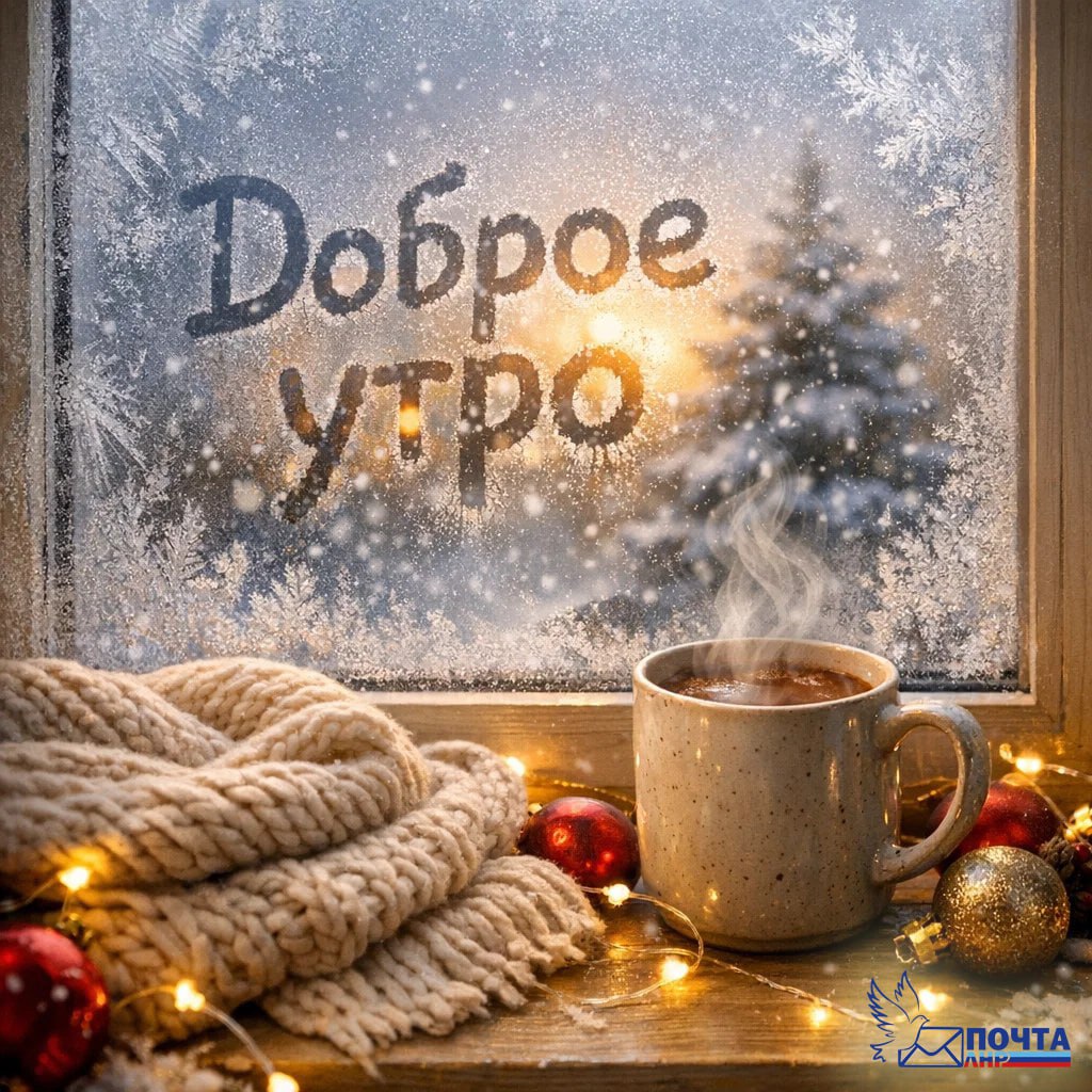Доброе утро, пусть зима за окном принесёт уют, гармонию и добрые события
