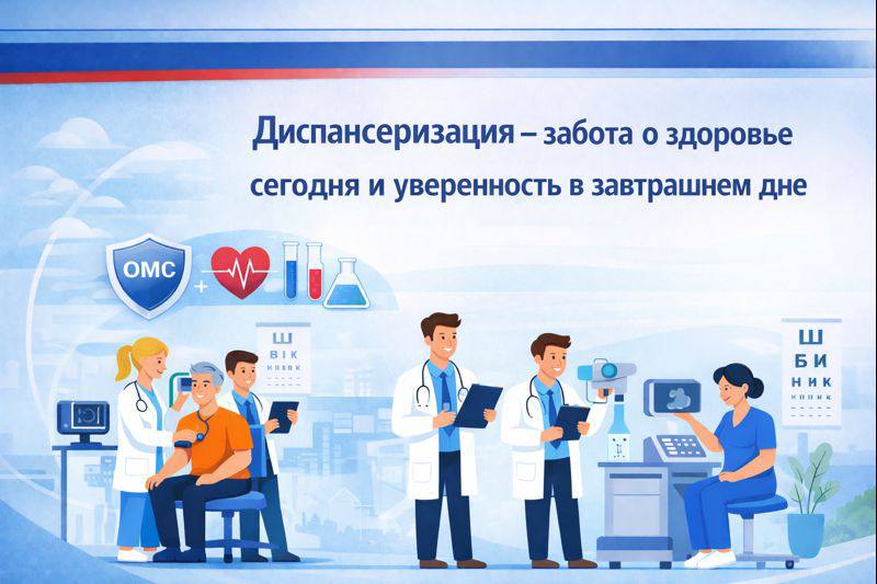 Диспансеризация — забота о здоровье сегодня и уверенность в завтрашнем дне!
