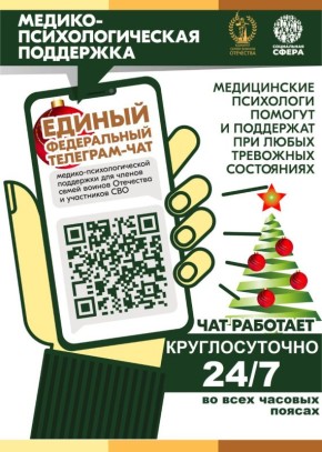 Единый федеральный чат Комитета семей воинов Отечества по оказанию медико-психологической поддержки семьям и участникам СВО продолжает свою работу