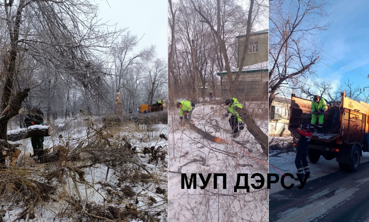 За период с 19 по 23 января работниками МУП "ДЭРСУ" были выполнены следующие работы: